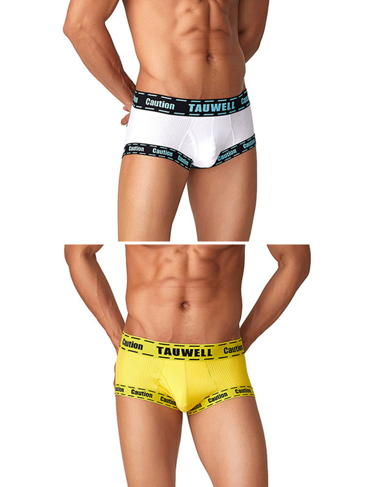 2 Pack Men's Supportive Pouch Low-Rise Trunks