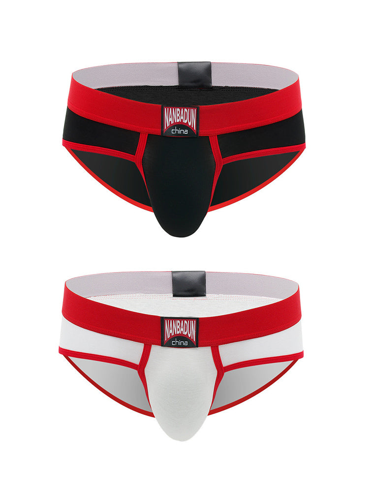 2-pack Men's Loose Cotton Sports Briefs