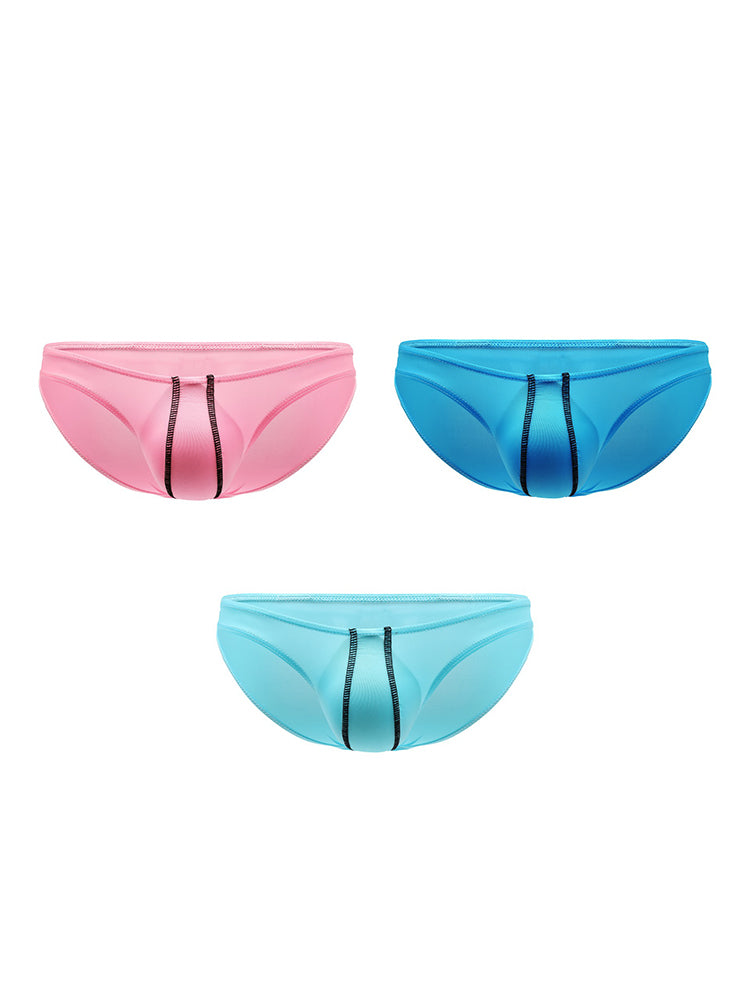 3 Pack Men's U-Pouch Low-Rise Briefs