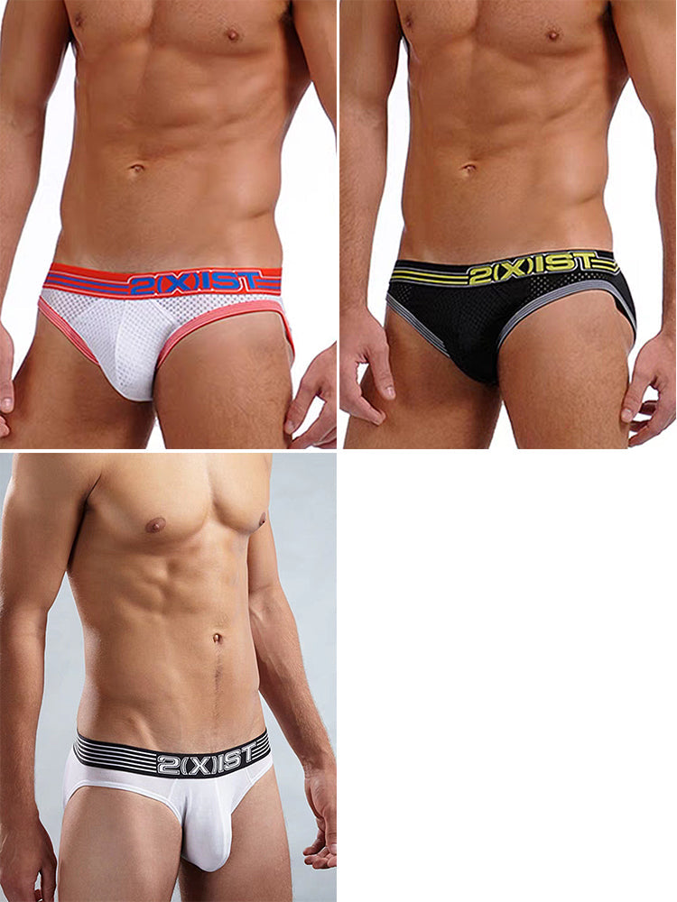 2(X)IST Men's Sports  Mesh Breathable Briefs
