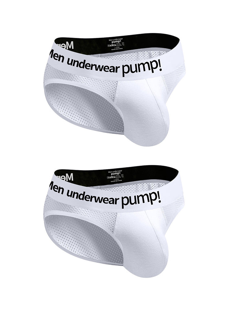 2-pack Men's Sports Mesh Breathable Briefs