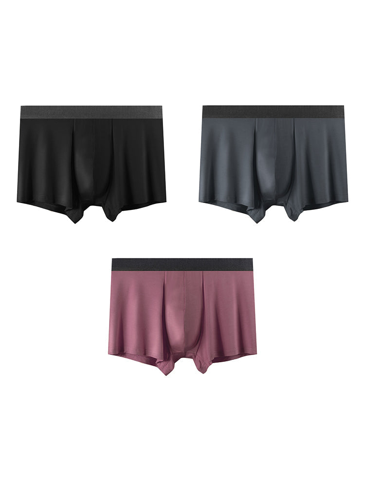 3-pack Men's Sports Antibacterial Graphene Boxer Shorts