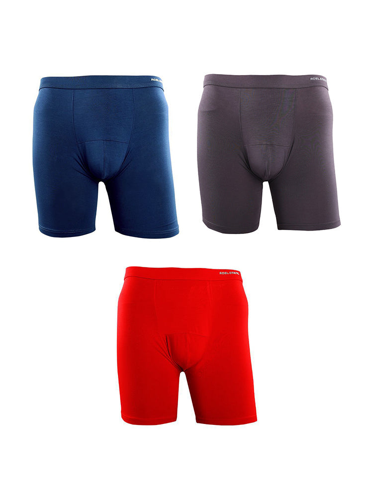 3 Pack Men's Performance Anti-Chafe Midway Briefs