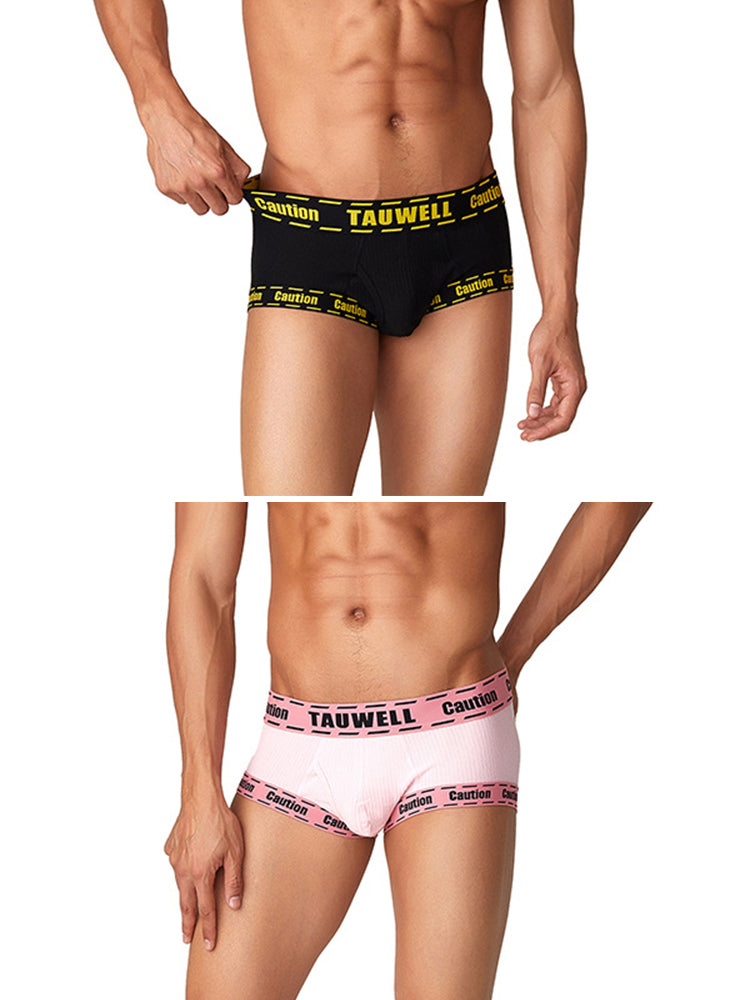 2 Pack Men's Supportive Pouch Low-Rise Trunks