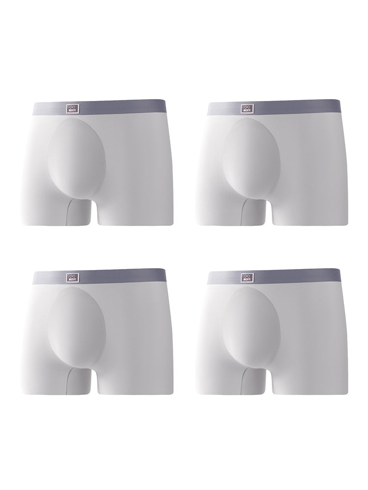 4 Pack Men's Seamless Antibacterial Boxers Briefs