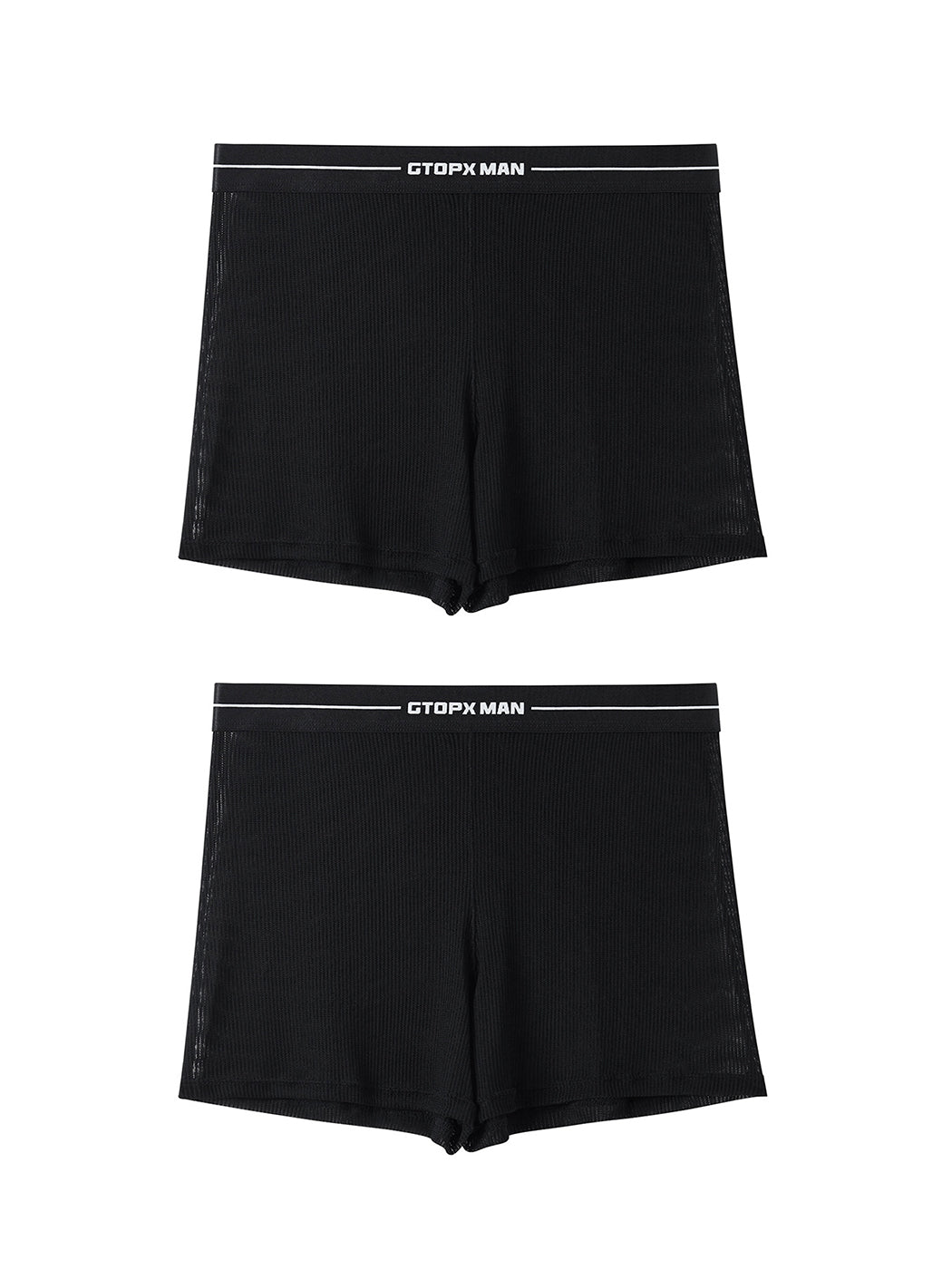 2 Pack Men's Breathable Mesh Boxer Shorts