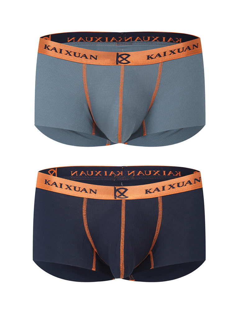 2 Pack Men's Modal Simple Skin-Friendly Trunks