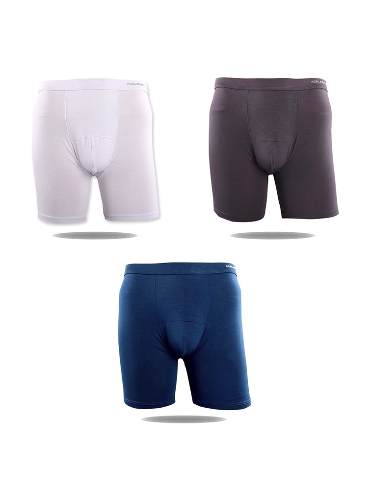 3 Pack Men's High-Stretch Anti-Chafing Quick-Dry Midway Briefs