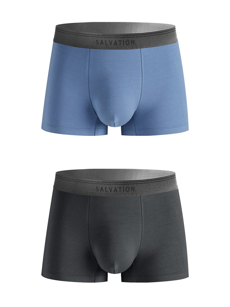 2 Pack Men's Anti-Bacterial Modal Trunks