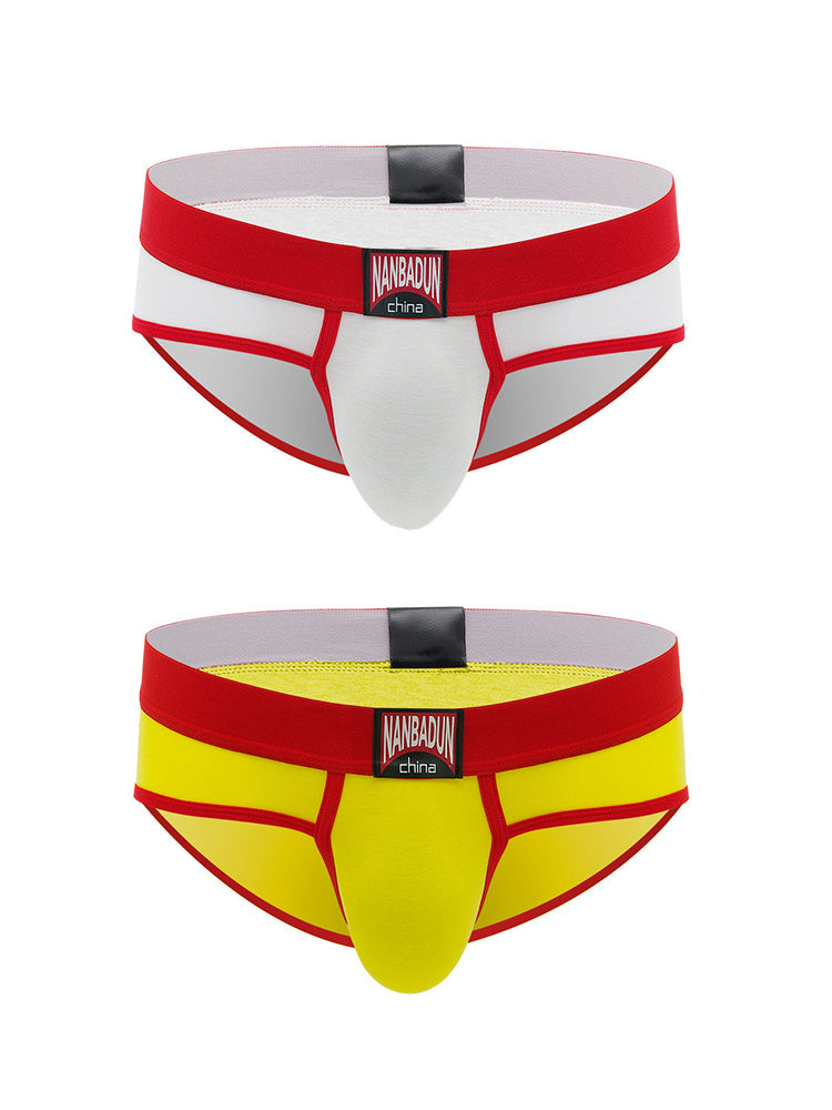 2-pack Men's Loose Cotton Sports Briefs