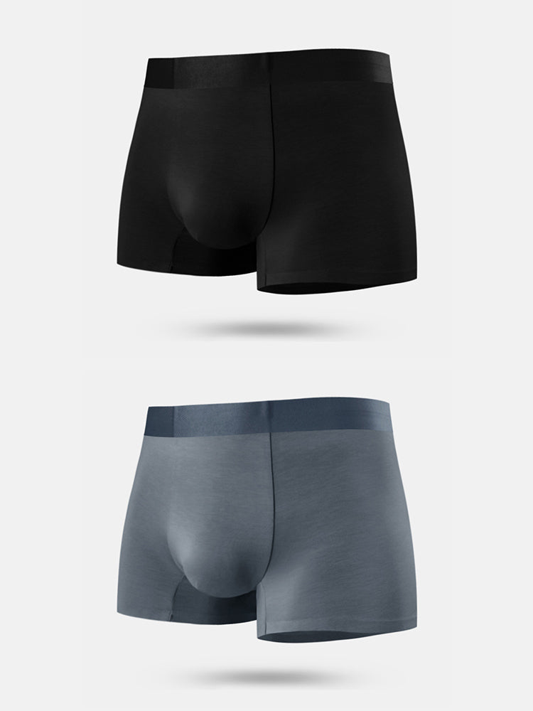 2 Pack Men's Anti-Bacterial Modal Trunks