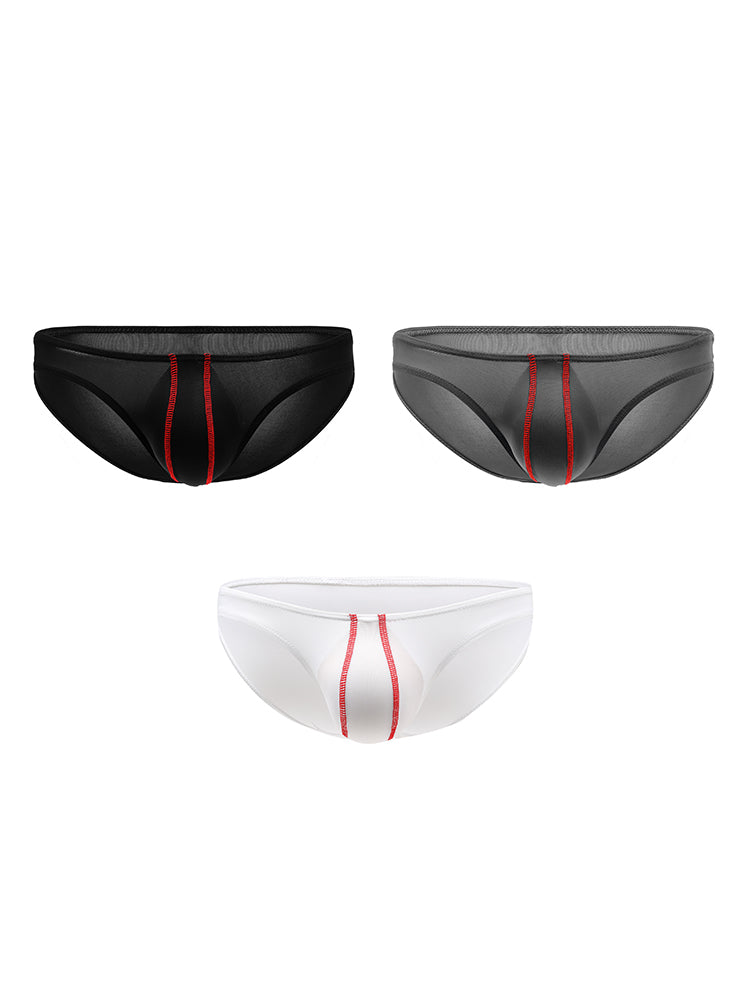 3 Pack Men's U-Pouch Low-Rise Briefs