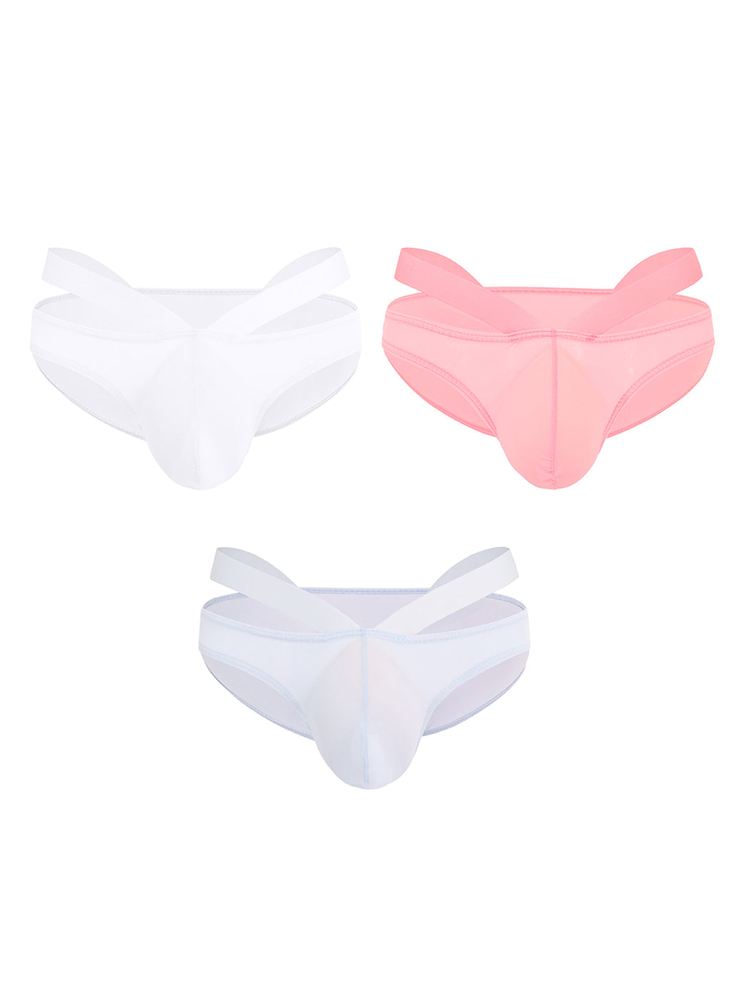 3 Pack Men's Sexy Cross Bikinis