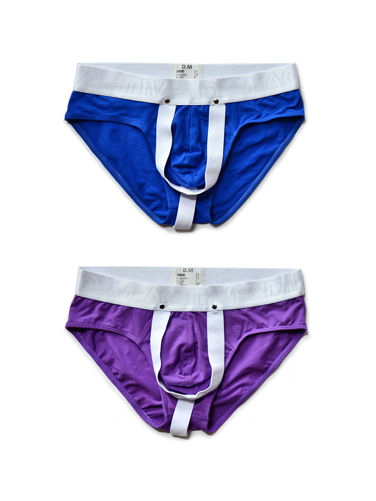 2 Pack Men's Contoured Pouch Classic Briefs