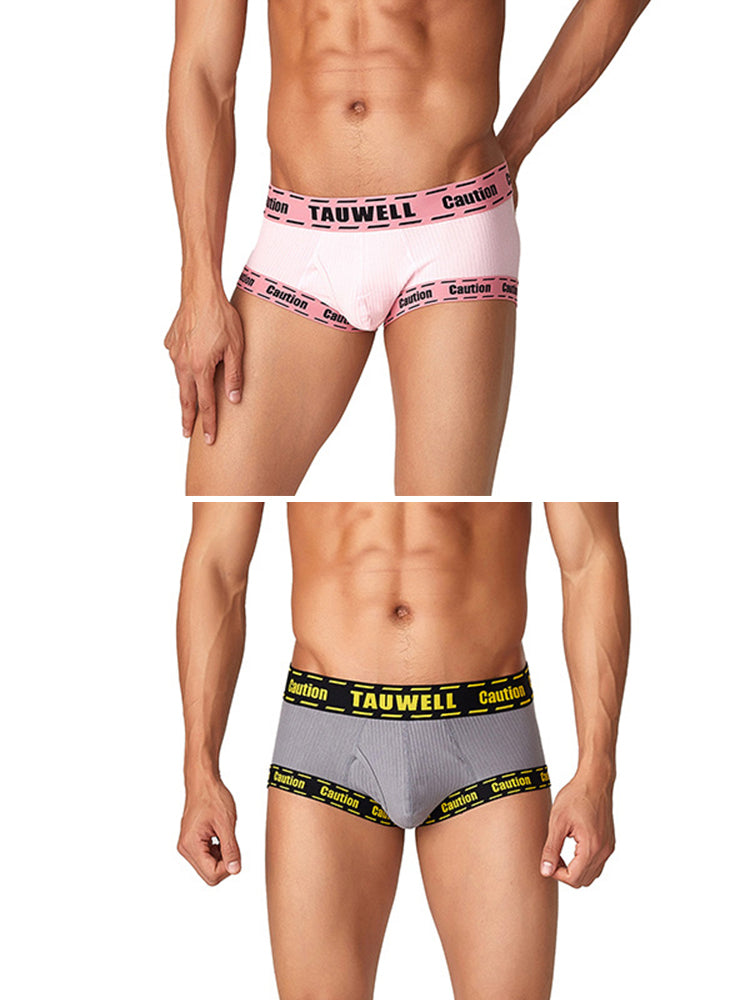 2 Pack Men's Supportive Pouch Low-Rise Trunks