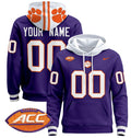 Unisex Custom Clemson Tigers Football Hoodie All Stitched