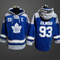 Men’s Toronto Maple Leafs #93 GILMOUR All Stitched Hoodie