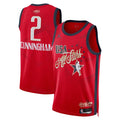 Detroit Pistons #2 Cade Cunningham Red 2026 NBA All-Star Game USA Stars Swingman Jersey