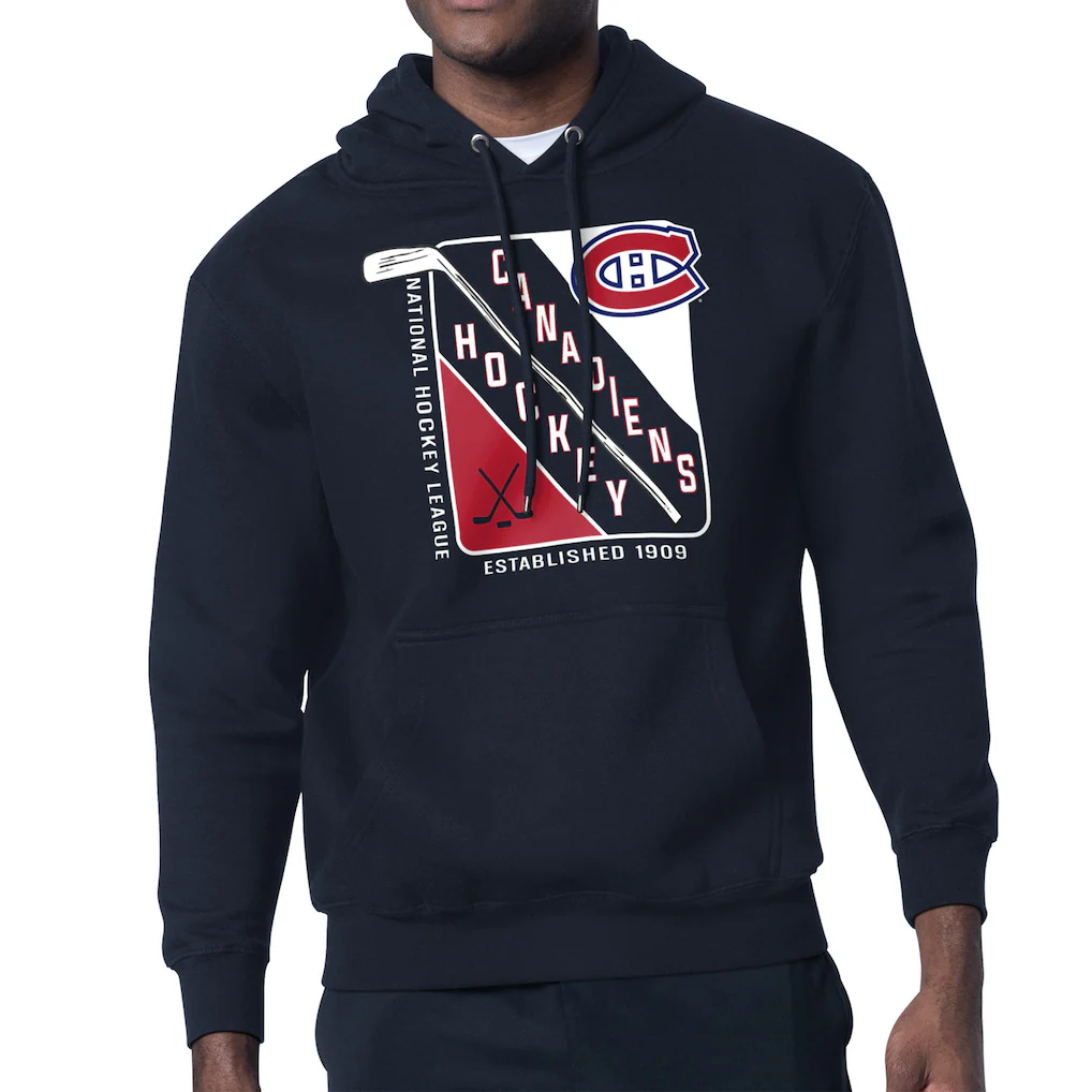 Men’s Montreal Canadiens black printed Hoodie