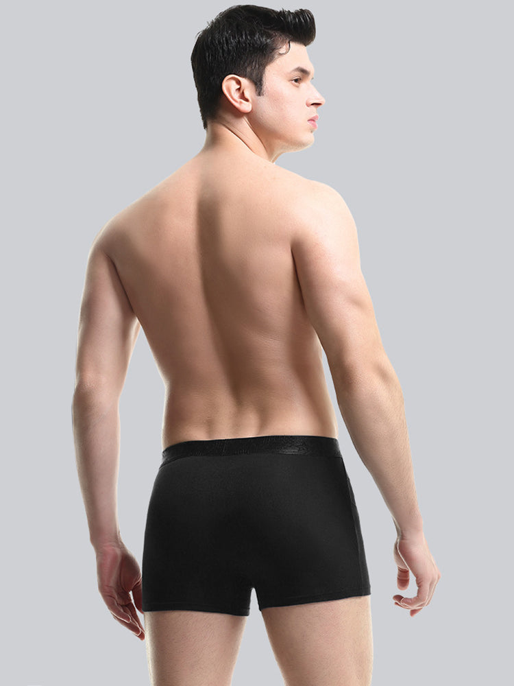3 Pack Men's Breathable Splicing Mesh Trunks