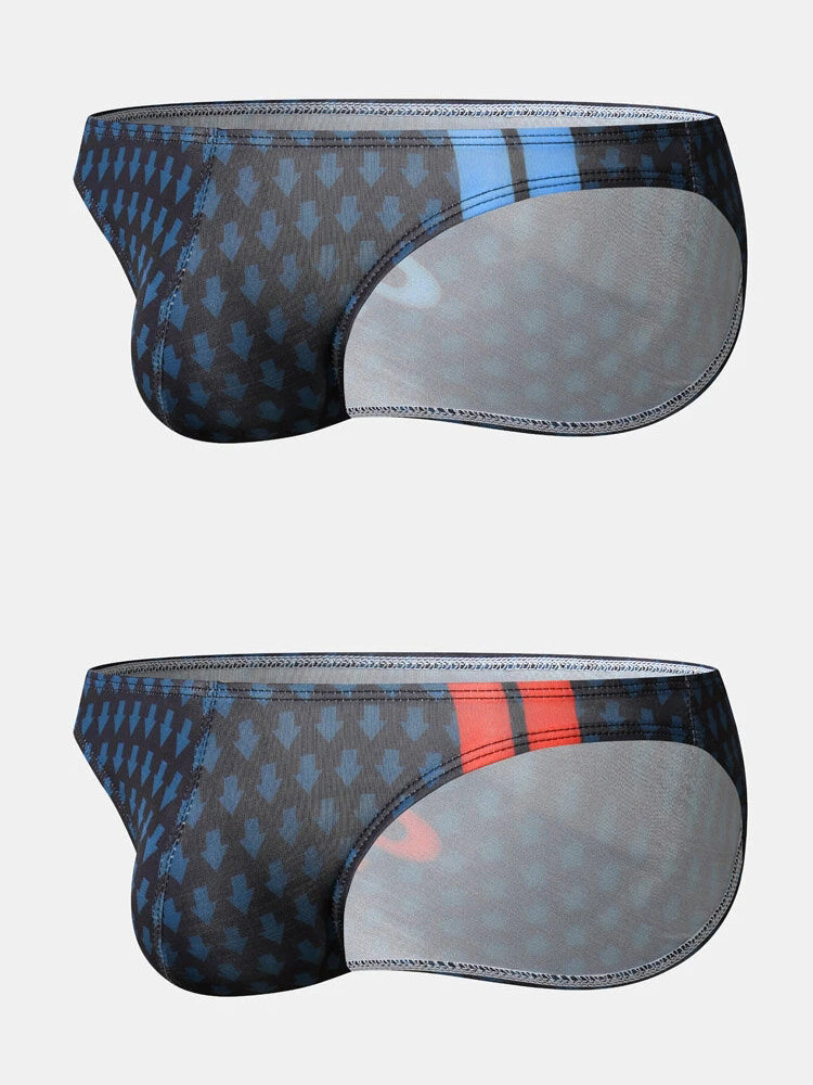 2-Pack Men's Letter Printed Sexy Underwear