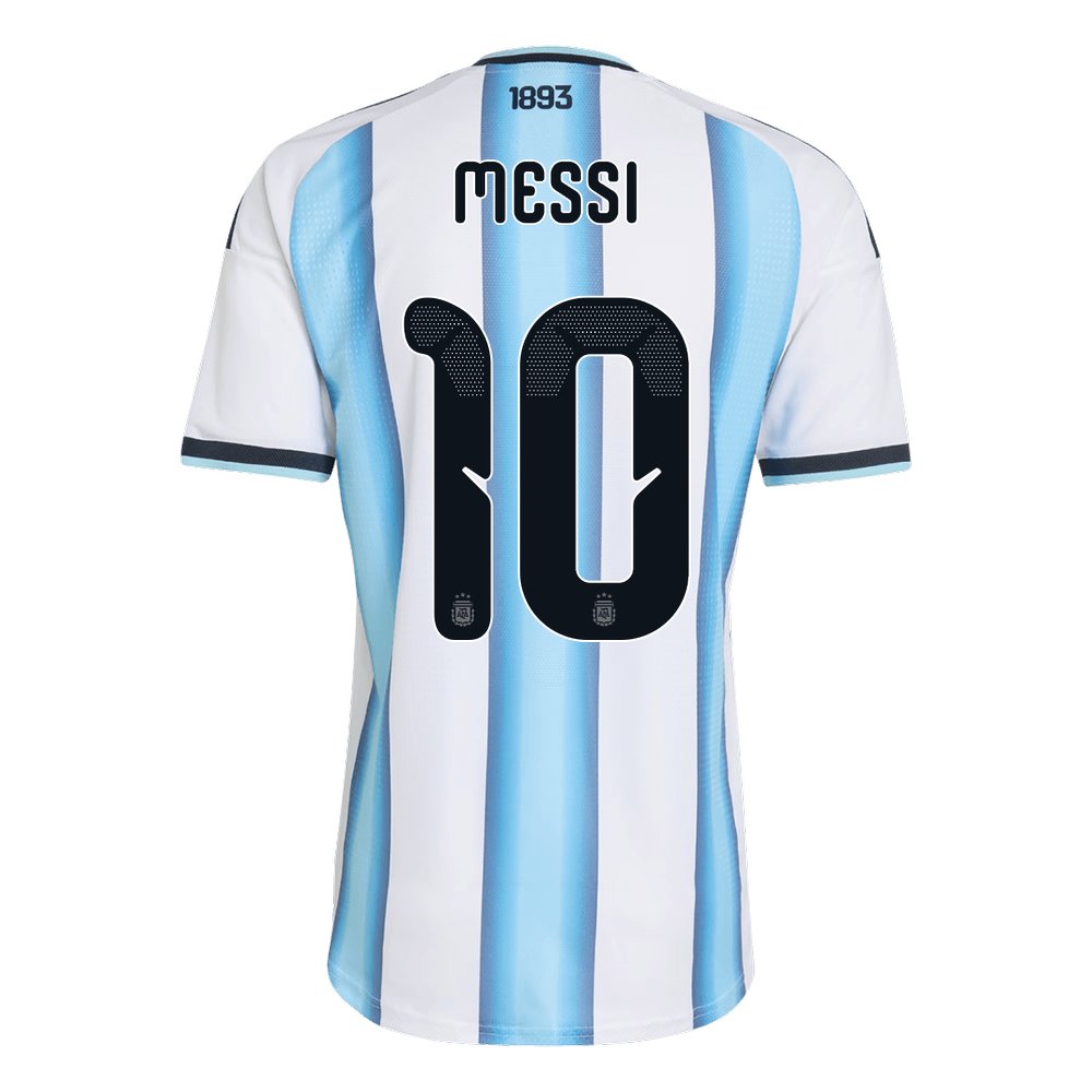 Men’s Argentina 2026 World Cup Home Fan Version Messi #10 Jersey S-4XL