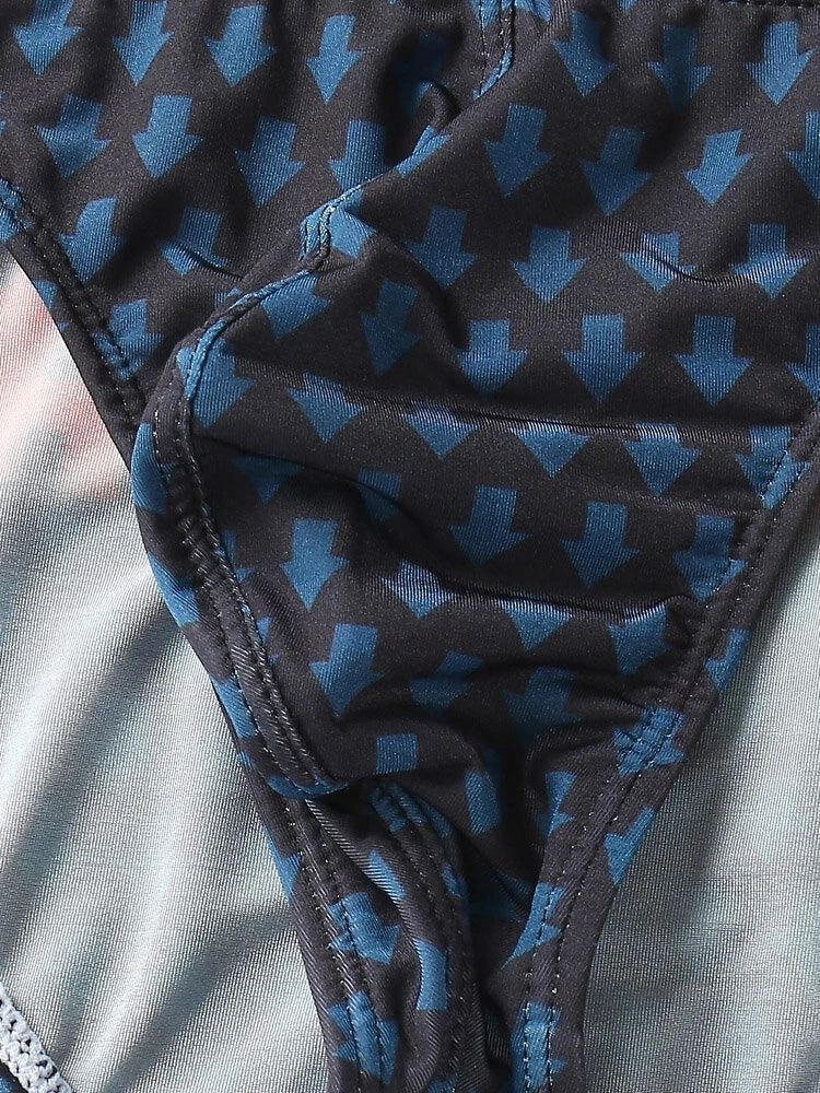 2-Pack Men's Letter Printed Sexy Underwear