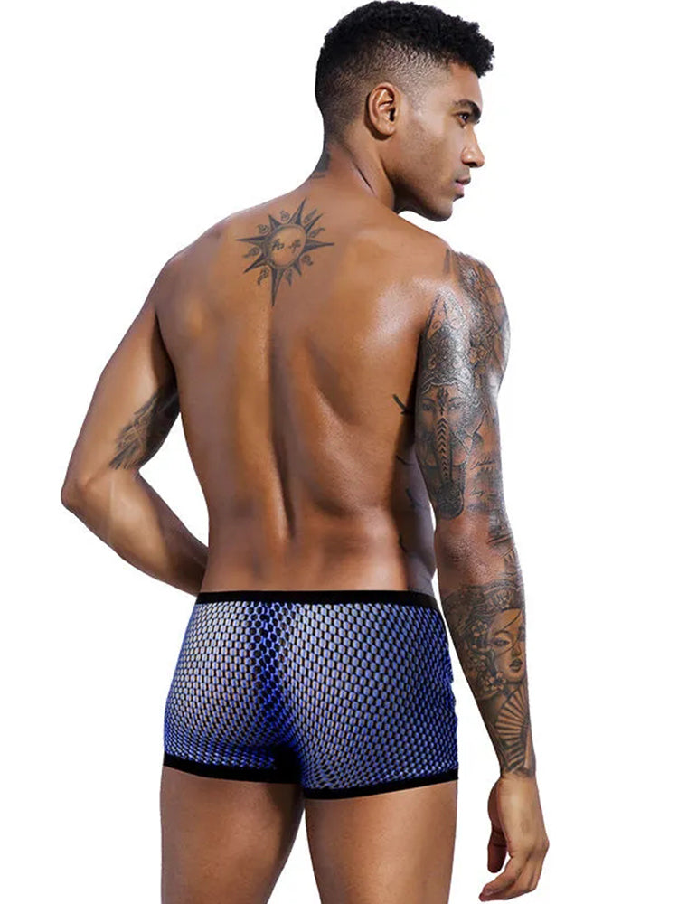 Men's Mesh Breathable Fabric Boxer Ultra-Thin Trunks