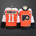 Men’s Philadelphia Flyers #11 Travis Konecny Orange 2024 Stitched Jersey