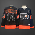 Men’s Philadelphia Flyers #14 Sean Couturier Black 2024 Stitched Jersey