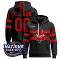 Unisex Custom Canada 4 Nations Face Off 2025 Hockey Hoodie All Stitched
