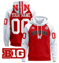 Unisex Custom Nebraska Cornhuskers Football Hoodie All Stitched