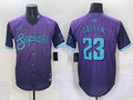 Men’s Arizona Diamondbacks Zac Gallen #23 Purple 2025 City Connect Limited Jersey