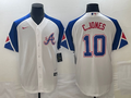 Men’s Atlanta Braves Chipper Jones #10 White 2023 City Connect Jersey