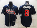 Men’s Atlanta Braves Eddie Rosario #8 Navy Jersey