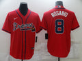 Men’s Atlanta Braves Eddie Rosario #8 Red Jersey