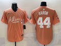 Men’s Atlanta Braves Hank Aaron #44 Pink 2025 City Connect Limited Jersey