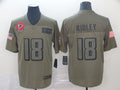 Men’s Atlanta Falcons Calvin Ridley #18 Brown Jersey
