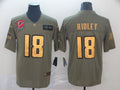 Men’s Atlanta Falcons Calvin Ridley #18 Brown Jersey