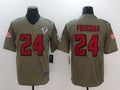 Men’s Atlanta Falcons Devonta Freeman #24 Brown Jersey