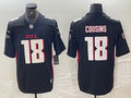 Men’s Atlanta Falcons Kirk Cousins #18 Black Jersey
