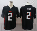Men’s Atlanta Falcons Matt Ryan #2 Black Jersey