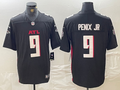Men’s Atlanta Falcons Michael Penix Jr. #9 Black 2024 NFL Draft First Round Pick Jersey