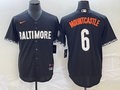Men’s Baltimore Orioles Ryan Mountcastle #6 Black 2023 City Connect Jersey