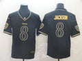 Men’s Baltimore Ravens #8 Lamar Jackson Black Jersey