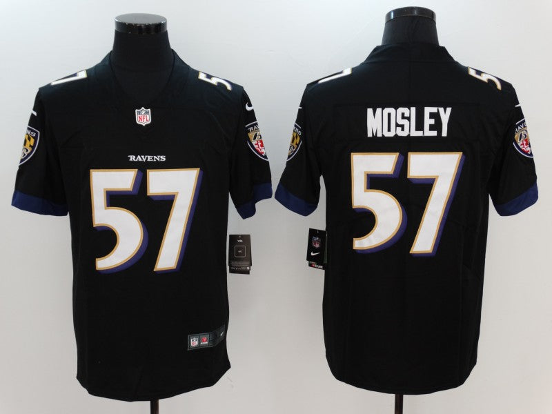 Men’s Baltimore Ravens C.J. Mosley #57 Black Jersey