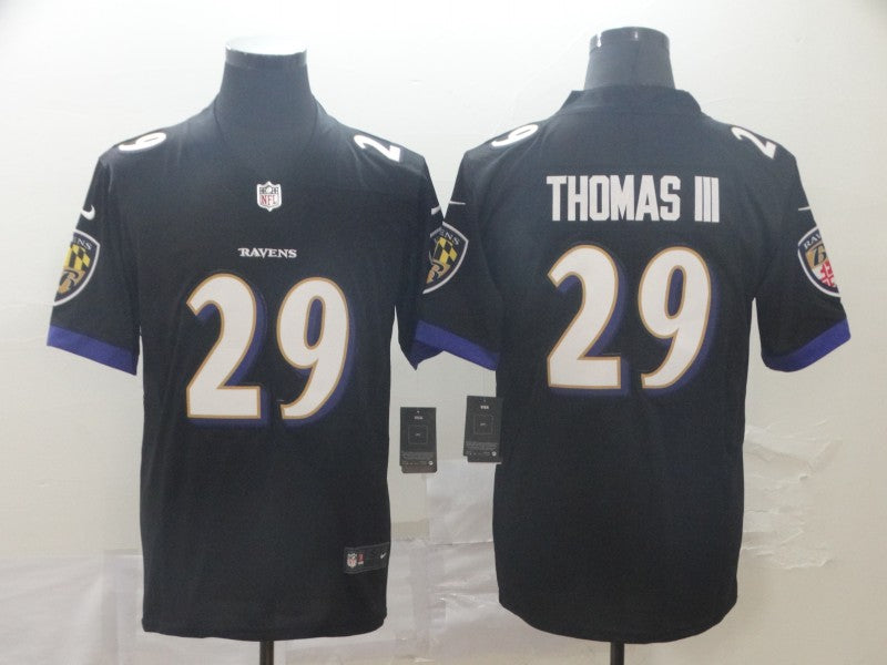 Men’s Baltimore Ravens Earl Thomas III #29 Black Jersey