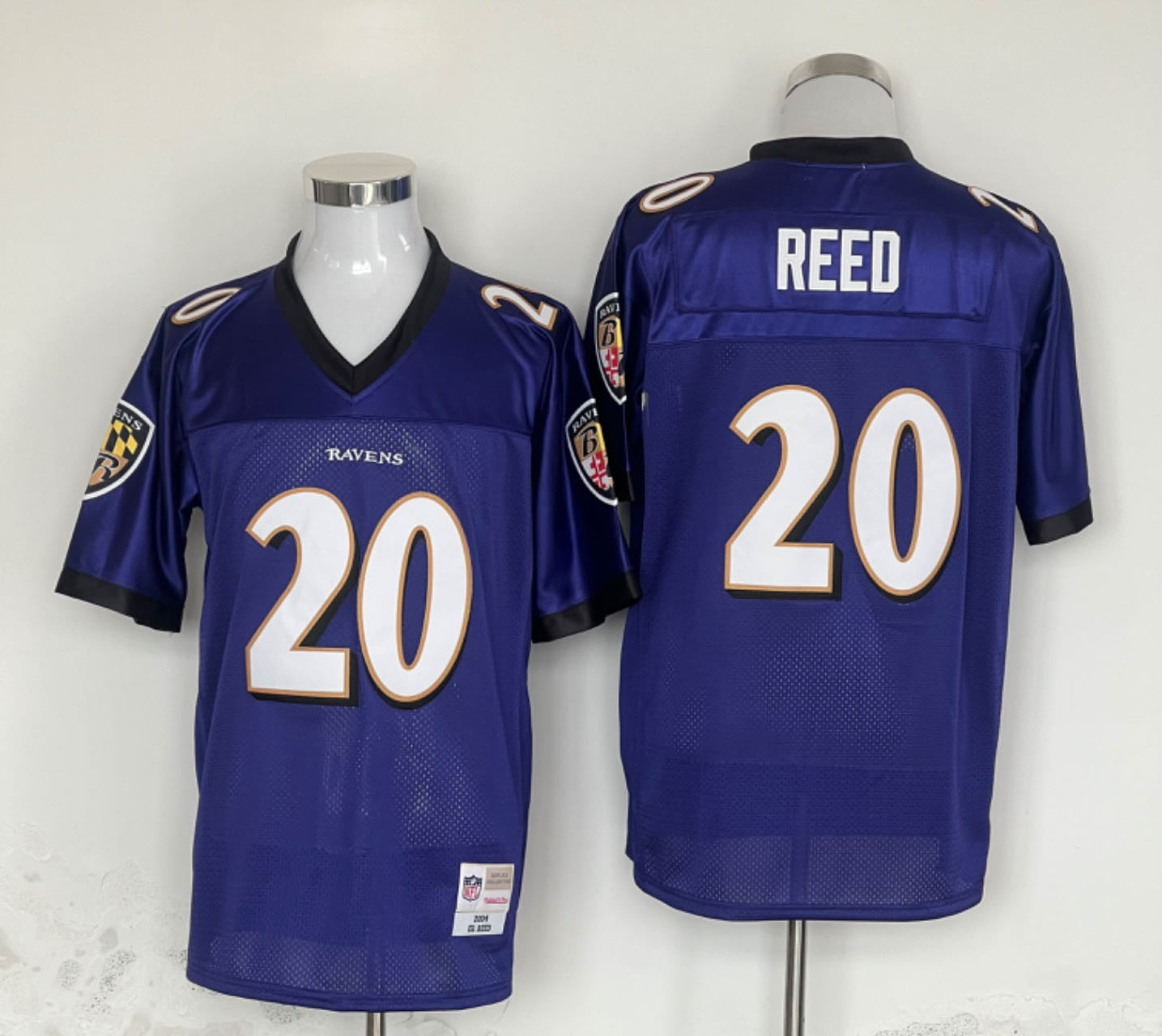 Men’s Baltimore Ravens Ed Reed Mitchell & Ness Purple Legacy Jersey