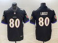 Men’s Baltimore Ravens Isaiah Likely #80 Black Jersey