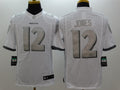 Men’s Baltimore Ravens Jacoby Jones #12 White Jersey
